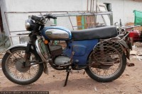 Blue Yamaha Rajdoot