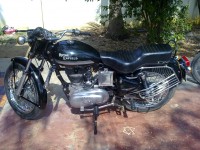 Black Royal Enfield Bullet Standard 350