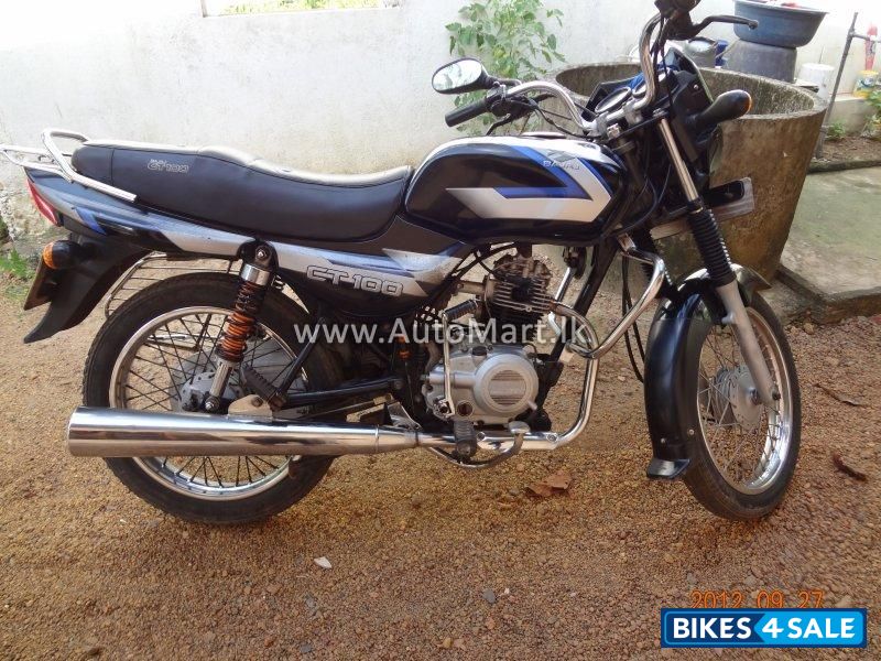 Black Bajaj CT 100