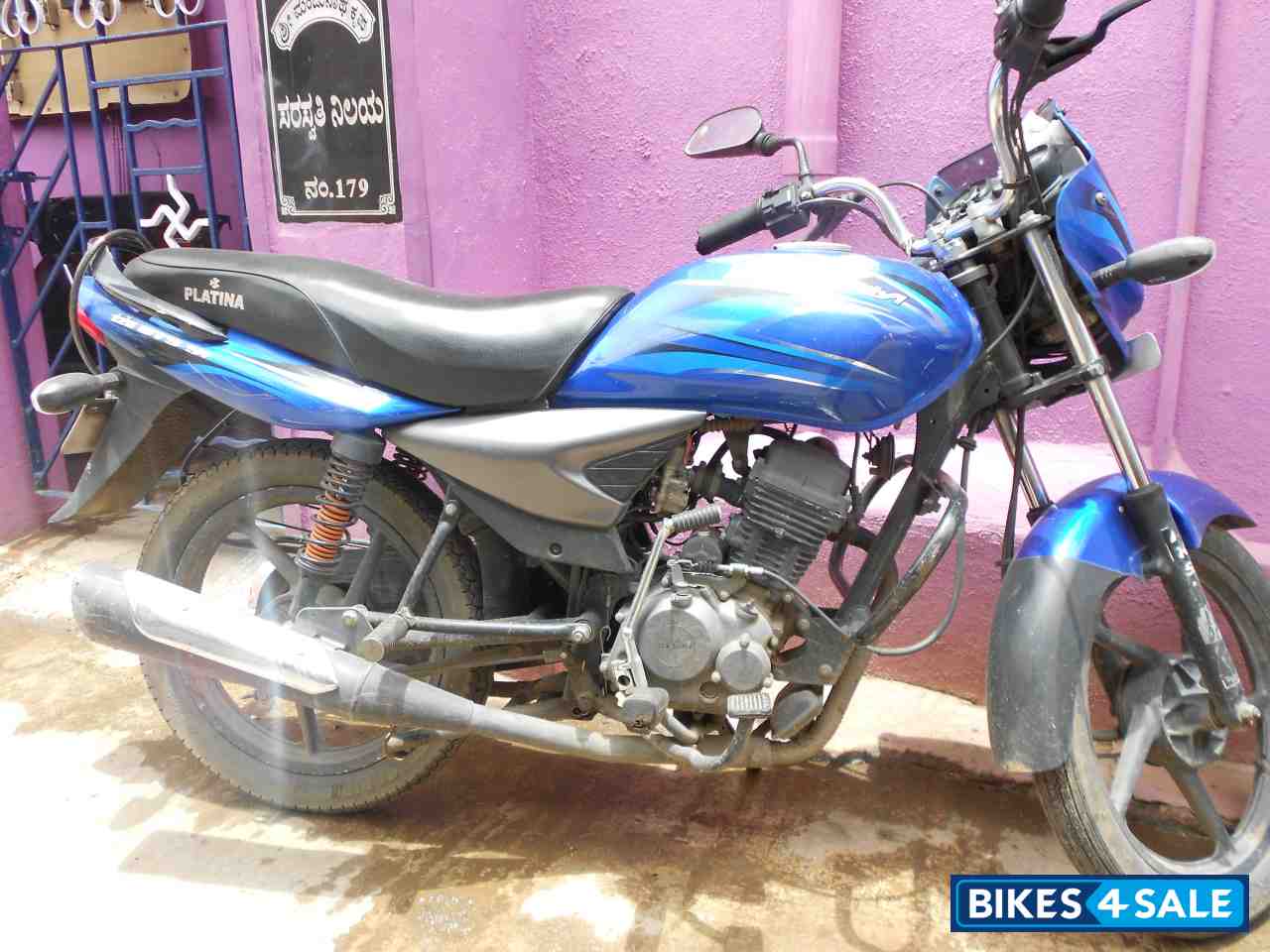Used 2009 model Bajaj Platina 125 DTSSi for sale in Bangalore. ID