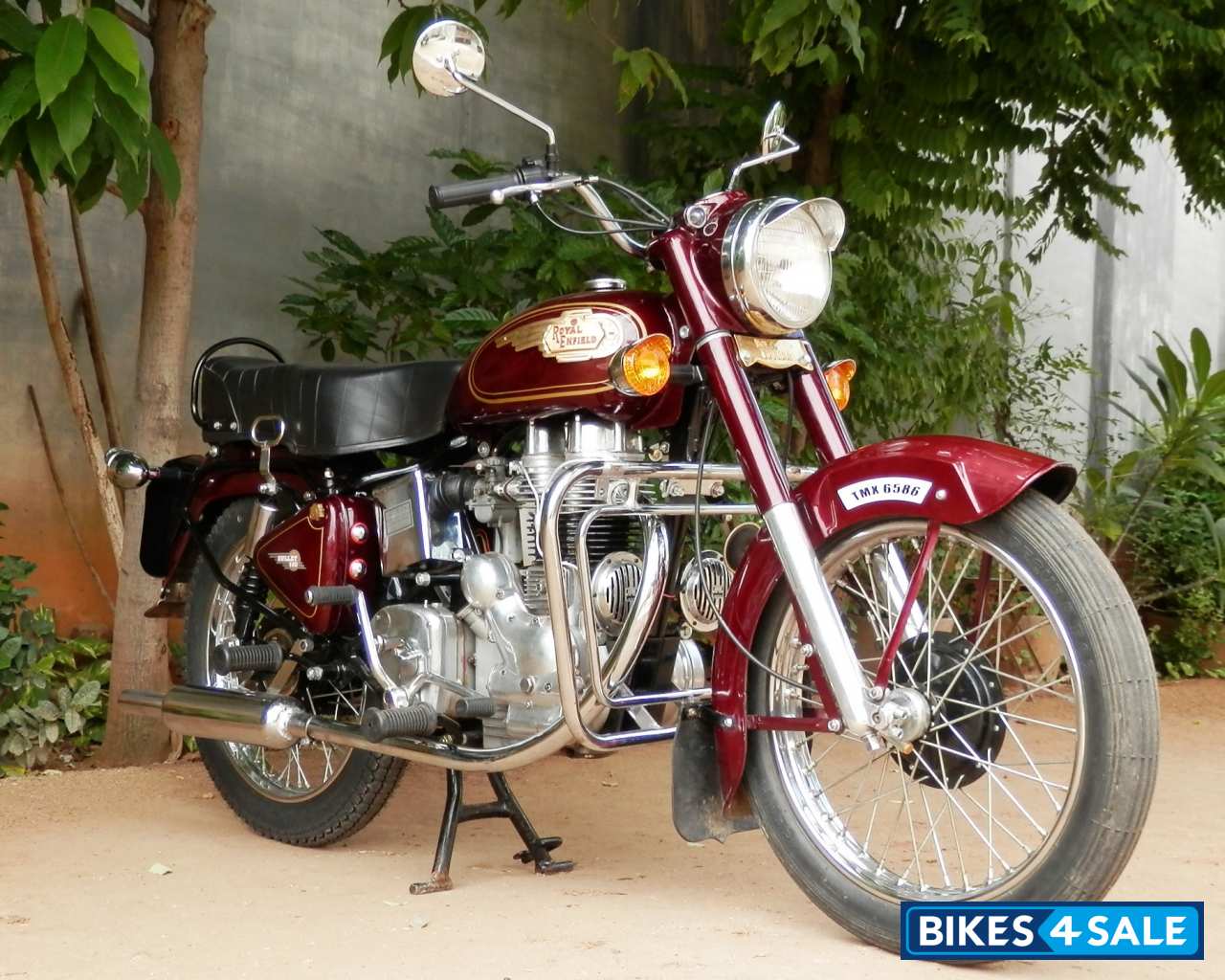 Wine Red Mettalic Royal Enfield Bullet Standard 350
