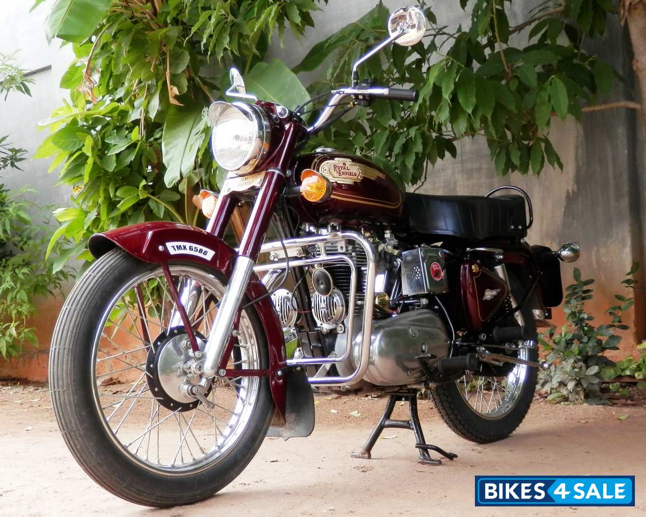 Wine Red Mettalic Royal Enfield Bullet Standard 350