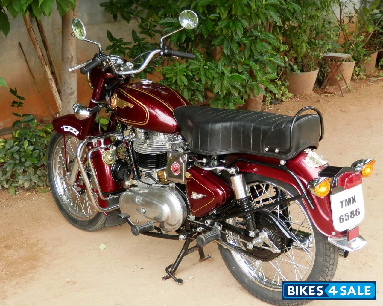 Wine Red Mettalic Royal Enfield Bullet Standard 350