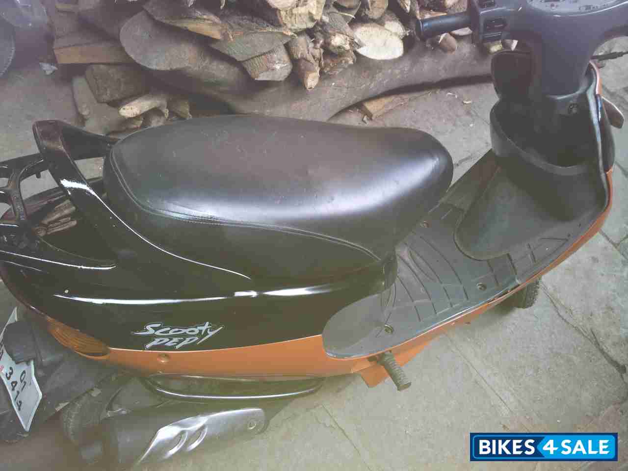 Copper Black TVS Scooty Pep