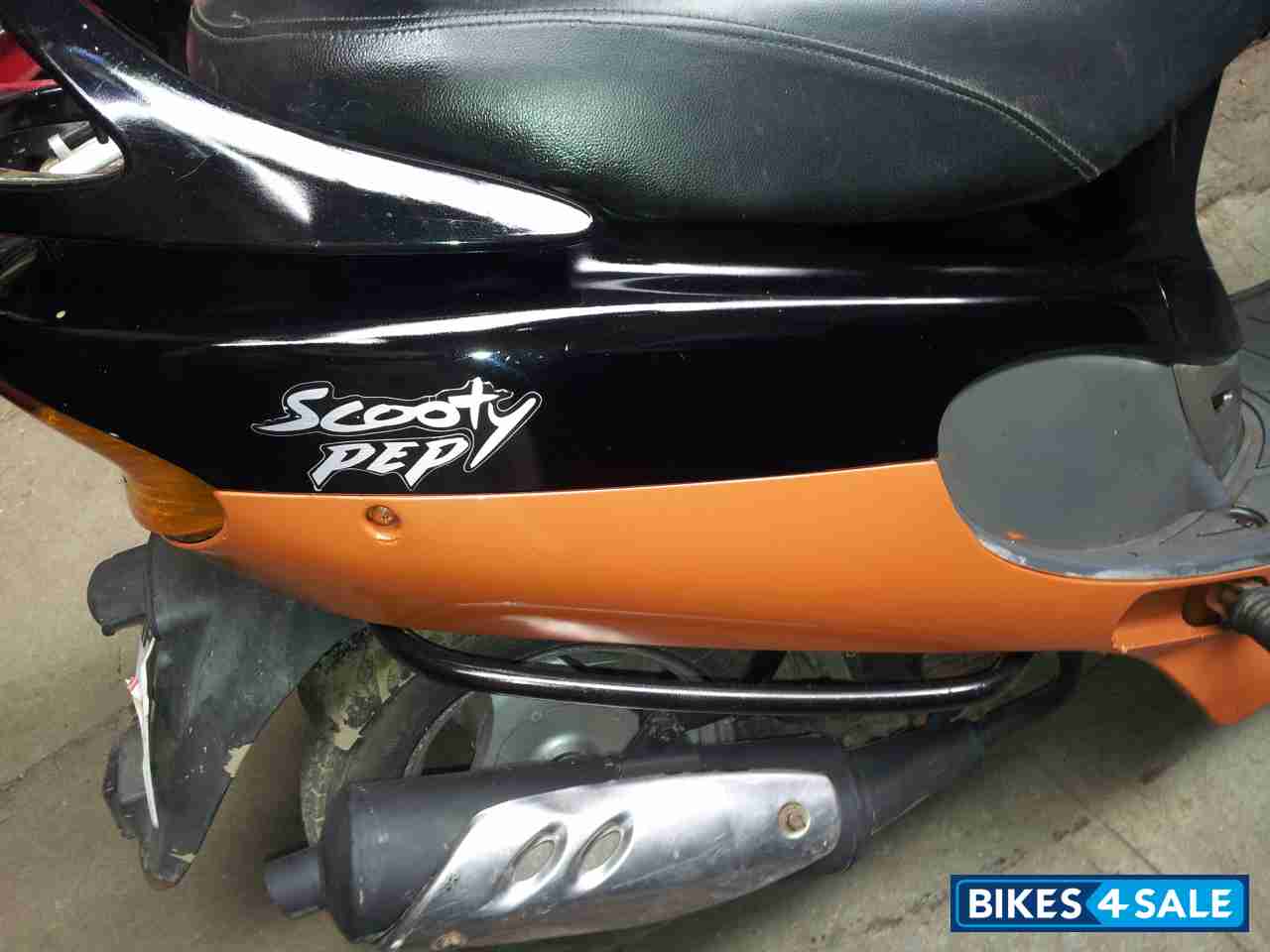 Copper Black TVS Scooty Pep