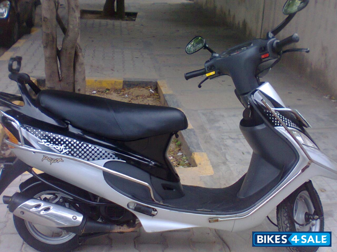 Black TVS Scooty Pep Plus