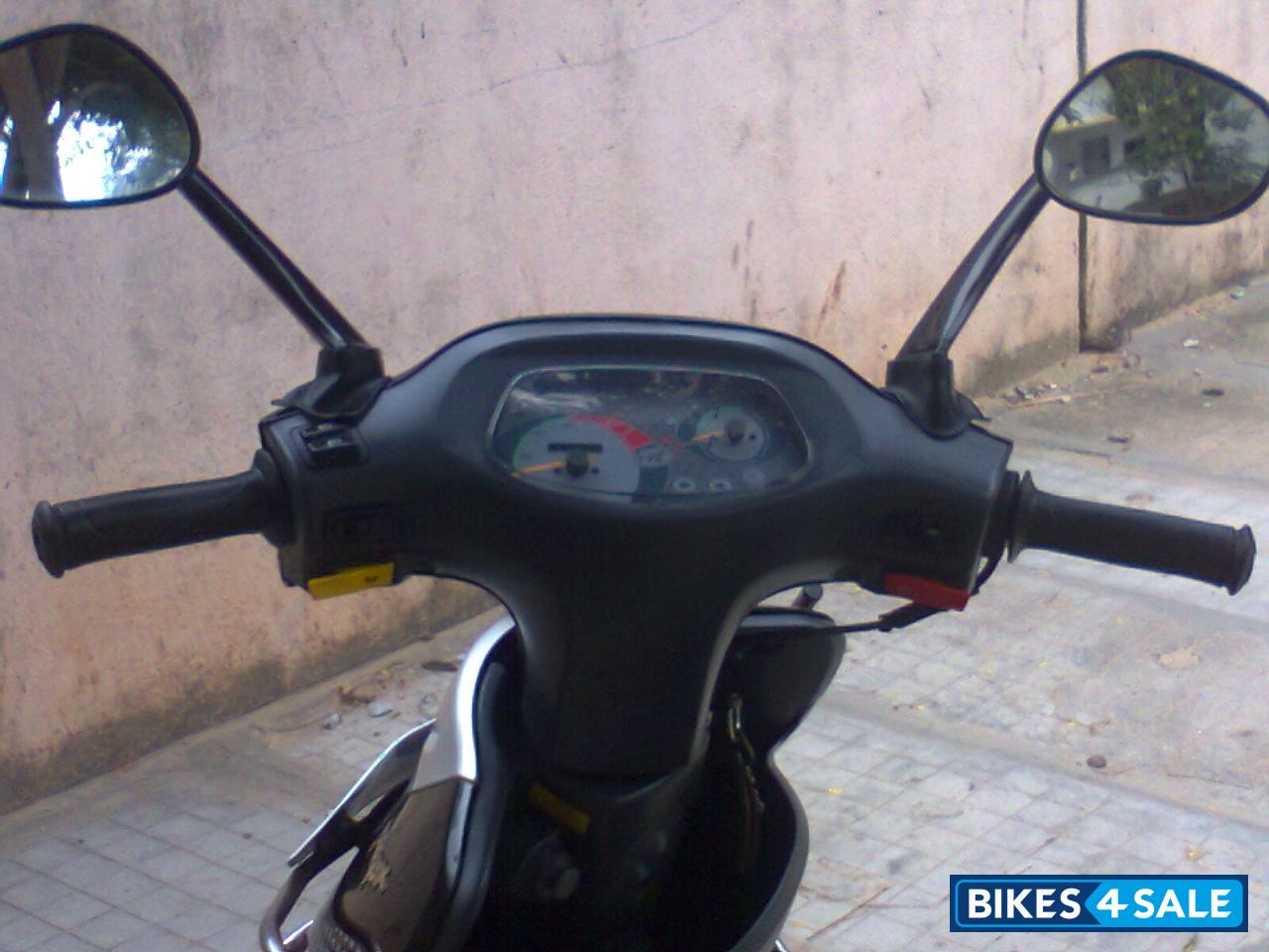 Black TVS Scooty Pep Plus