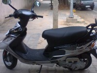 Black TVS Scooty Pep Plus