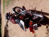 Maroon Ideal Jawa Yezdi RoadKing