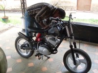 White Modified Bike