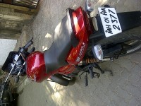 Red Bajaj Pulsar 180 Round Headlight