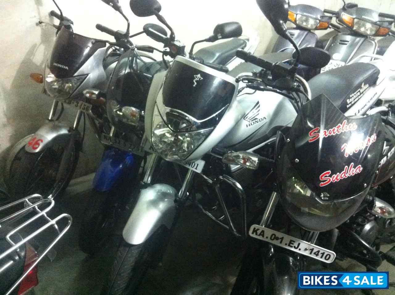 Silver Honda Unicorn