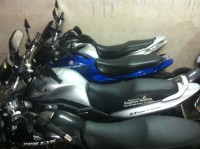 Silver Honda Unicorn