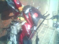 Red Bajaj Pulsar 150 DTSi