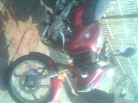 Red Bajaj Pulsar 150 DTSi