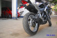 Asteroid Black Metallic X Accu Honda CBR 250R