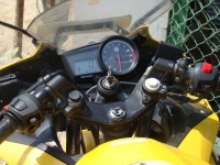 Yellow Yamaha YZF R15