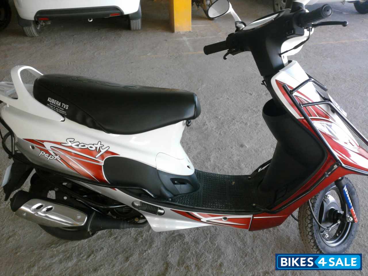 Blushing Red TVS Scooty Pep Plus Blushing Red TVS Scooty Pep Plus