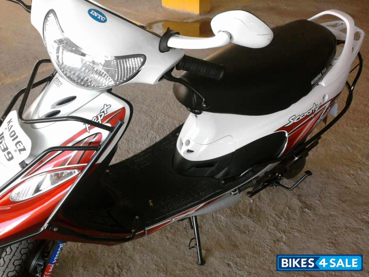 Blushing Red TVS Scooty Pep Plus Blushing Red TVS Scooty Pep Plus