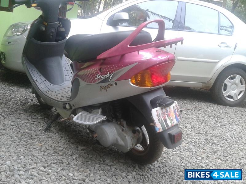 Pink TVS Scooty Pep Plus