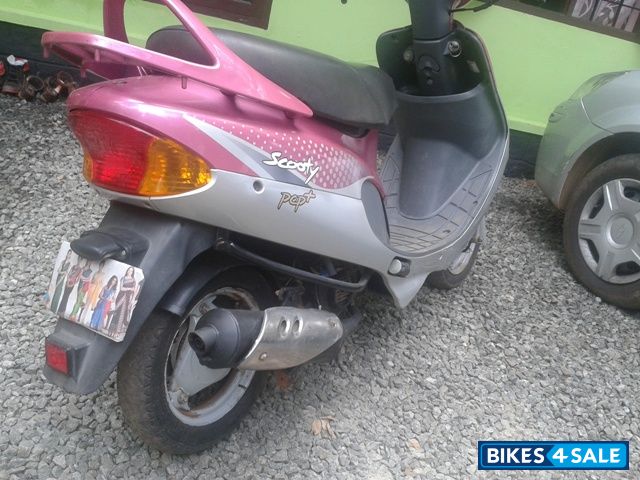 Pink TVS Scooty Pep Plus