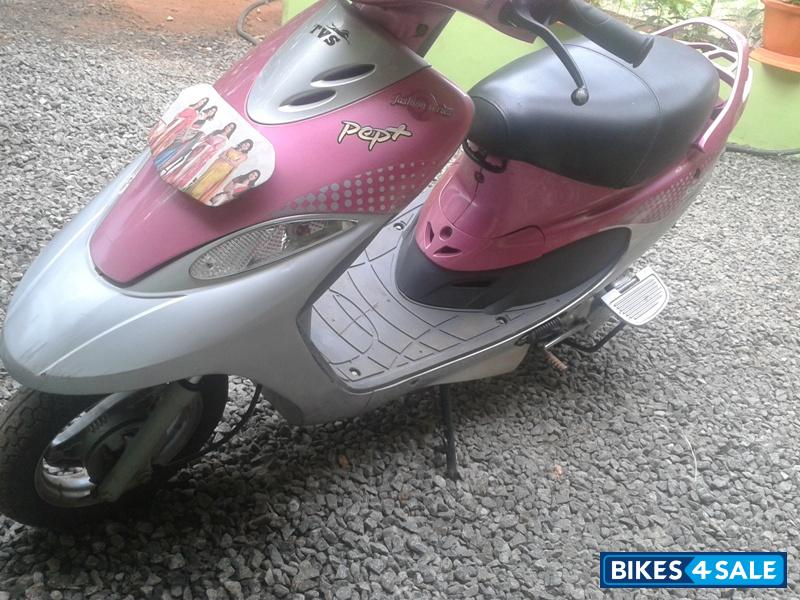 Pink TVS Scooty Pep Plus