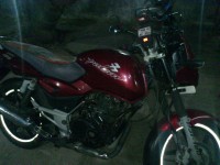 Red Bajaj Pulsar 180 DTSi