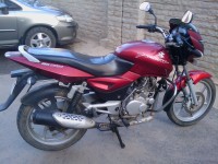 Red Bajaj Pulsar 150 DTSi