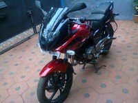 Wine Red Black Bajaj Pulsar 220 DTSFi
