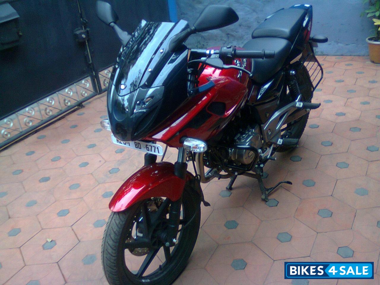 Wine Red Black Bajaj Pulsar 220 DTSFi