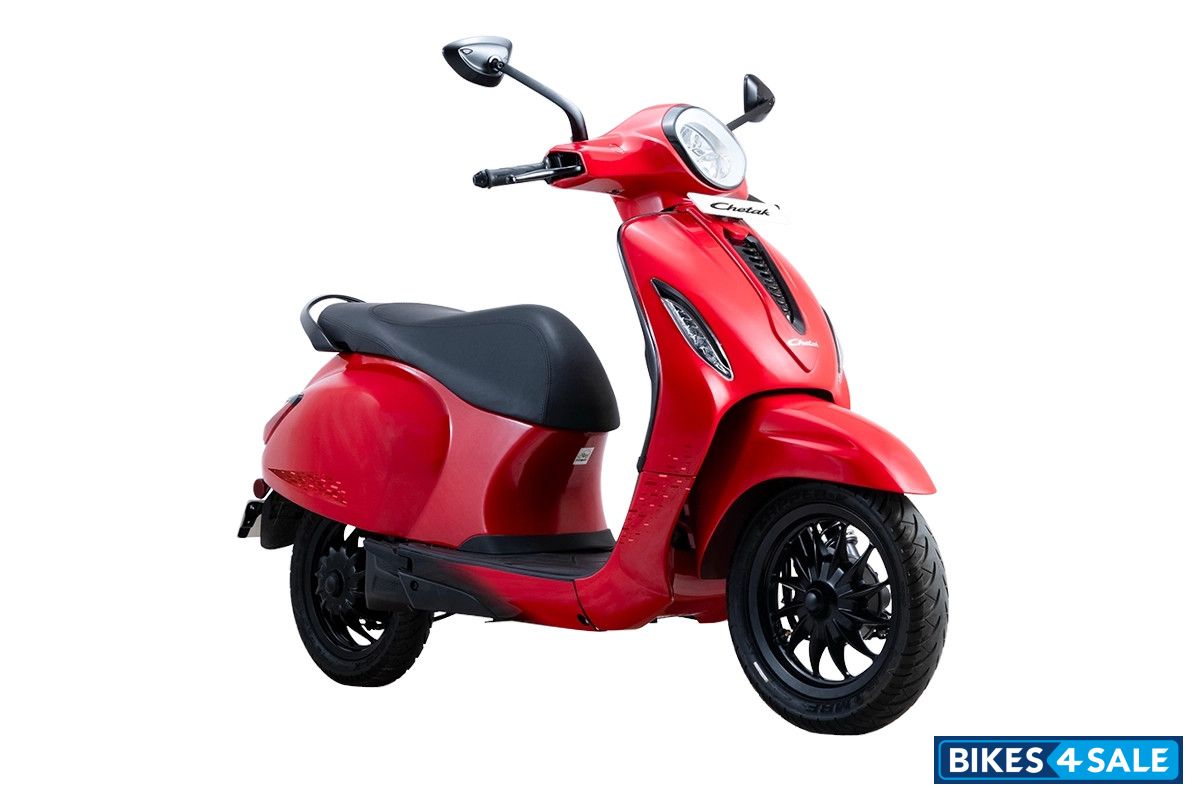 Bajaj Chetak Blue 2901 Tecpac Racing Red