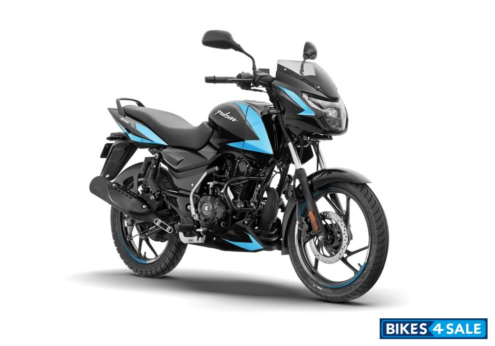 Bajaj Pulsar 125 Carbon Fibre Single Seat 2026 Black Cyan Blue