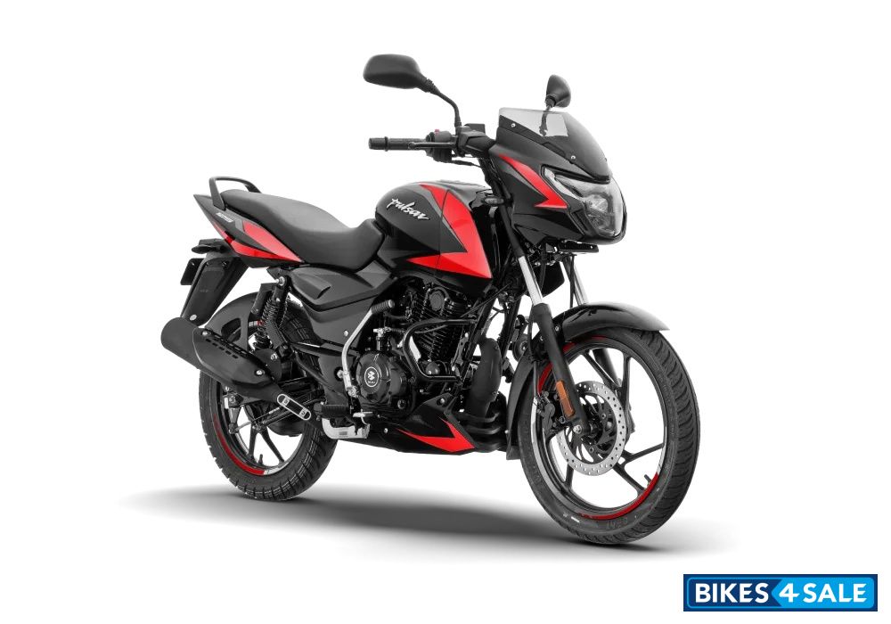 Bajaj Pulsar 125 Carbon Fibre Single Seat 2026 Black Race Red