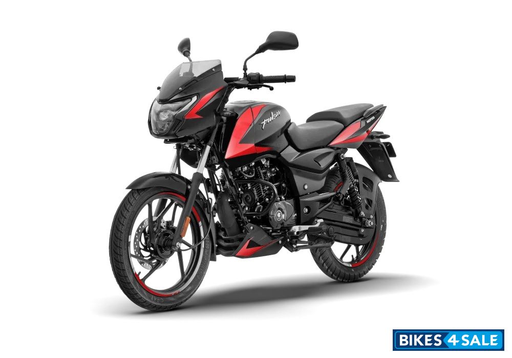 Bajaj Pulsar 125 Carbon Fibre Split Seat 2026 Black Race Red