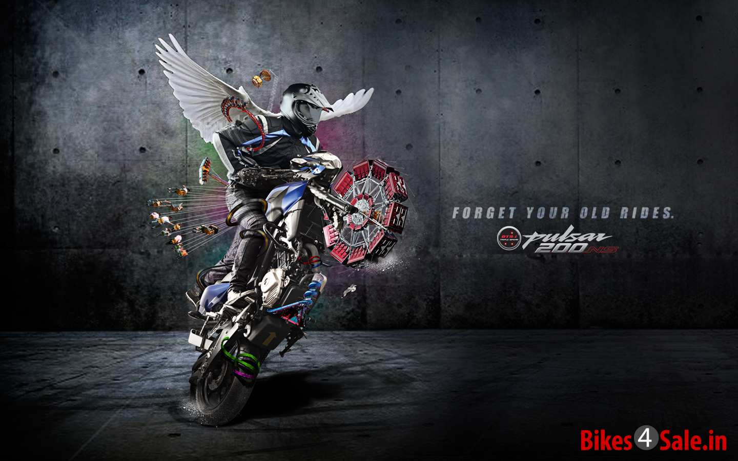 Bajaj Pulsar 200 NS - Picture showing the stunning shoots of Pulsar 200 NS
