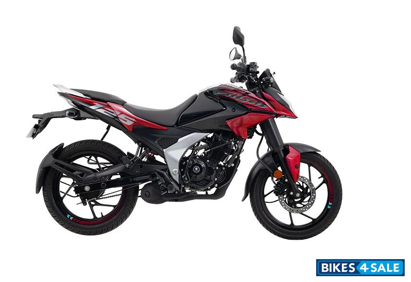 Bajaj Pulsar N125 Ebony black - Cocktail wine red