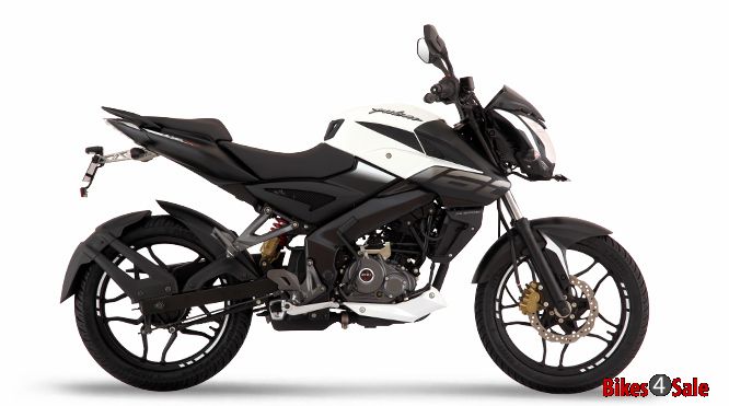 Bajaj Pulsar NS 160 White and Black