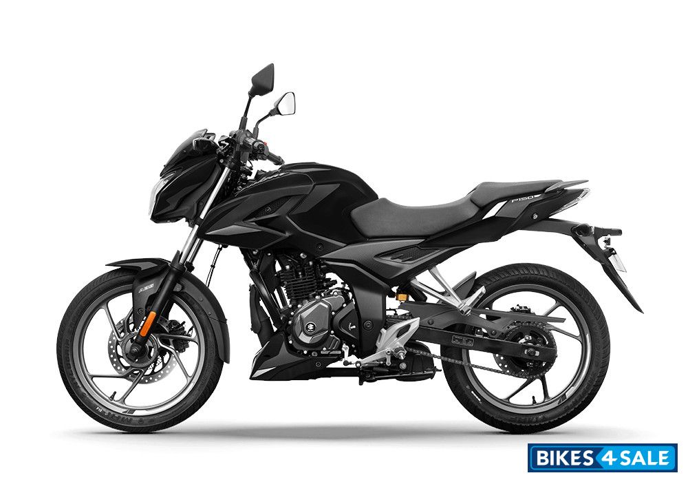 Bajaj Pulsar P150 Twin Disc Split Seat Ebony Black White