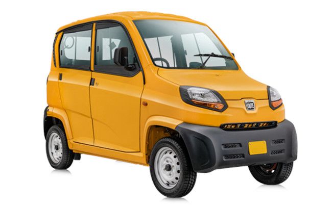 Bajaj Qute CNG Yellow