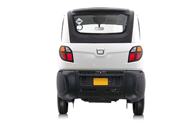 Bajaj Qute CNG Back View