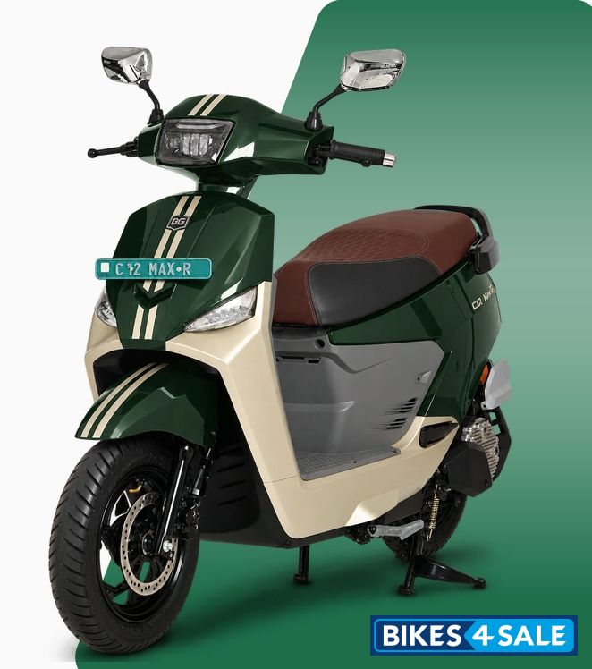 BGauss C12 MaxR Terra Green Champagne Gold