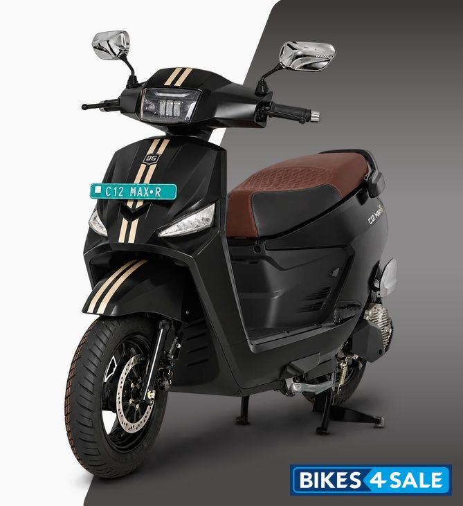 BGauss C12 MaxR Satin Black