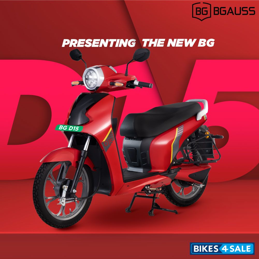BGauss D15 Pro - Racing Red
