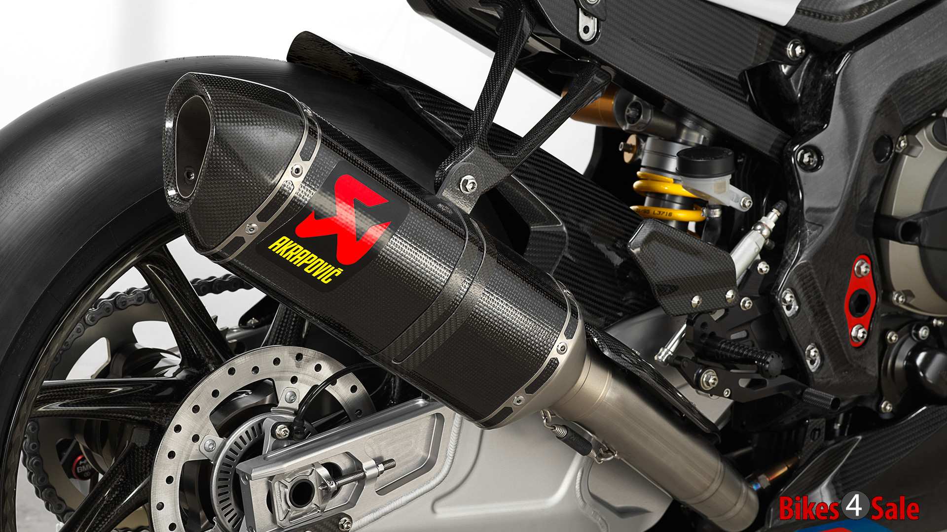 BMW HP4 RACE - Akrapovic full titanium 4 in 2 in 1 WSBK exhaust system