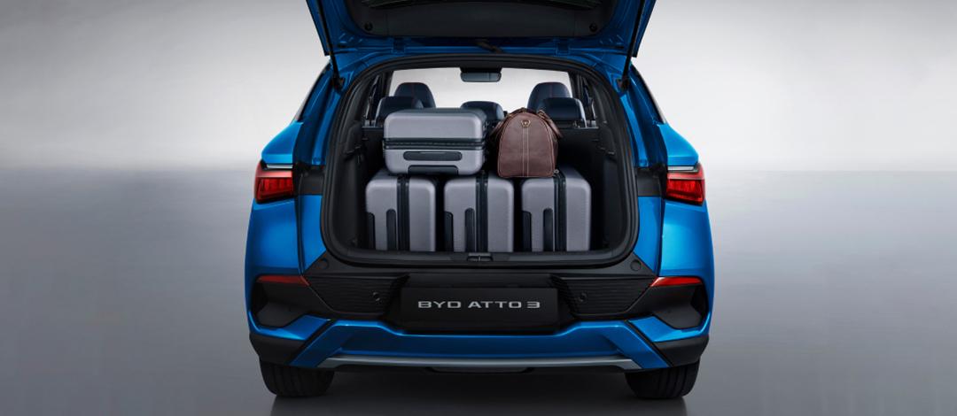 BYD Atto 3 Electric Spacious trunk