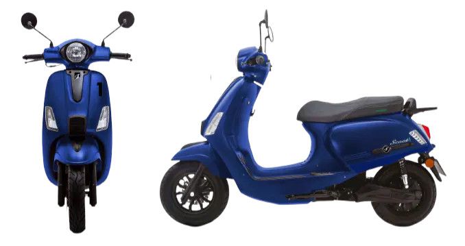Divine Motors Scoot 1 Bazinga blue