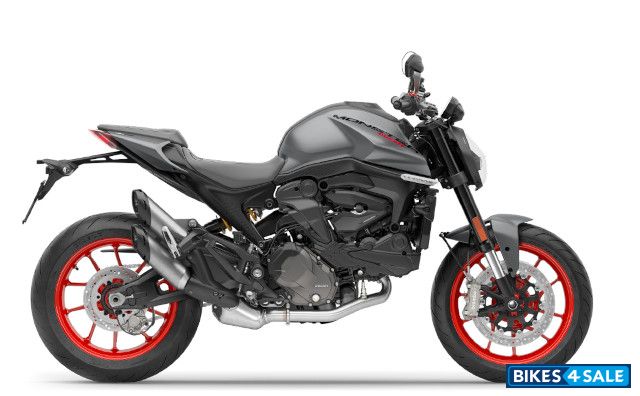 Ducati Monster 937cc Aviator Grey with GP Red wheels