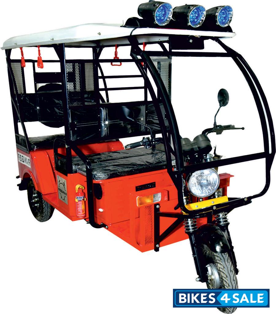 Evex E-Rickshaw Red