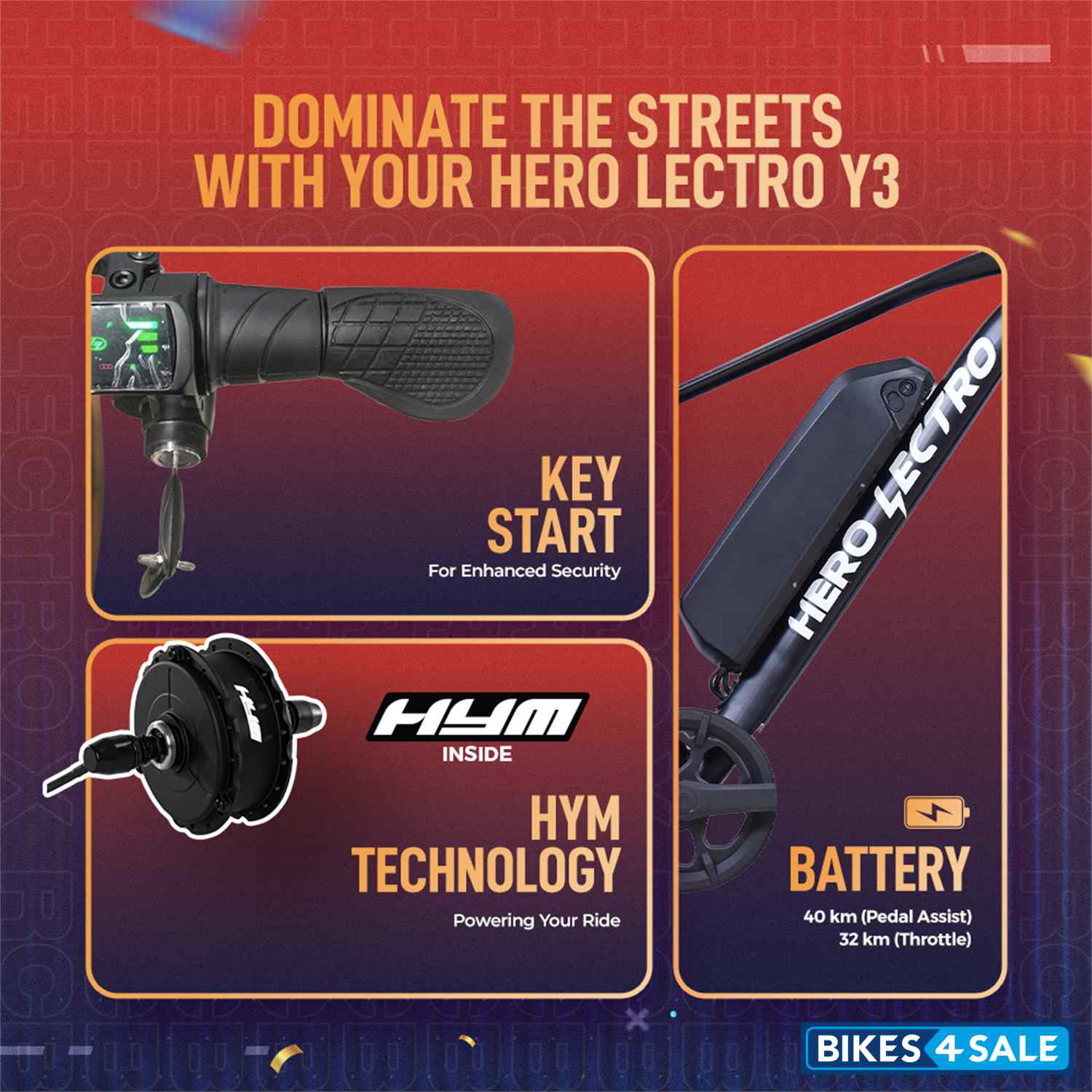 Hero Cycles Lectro Y3