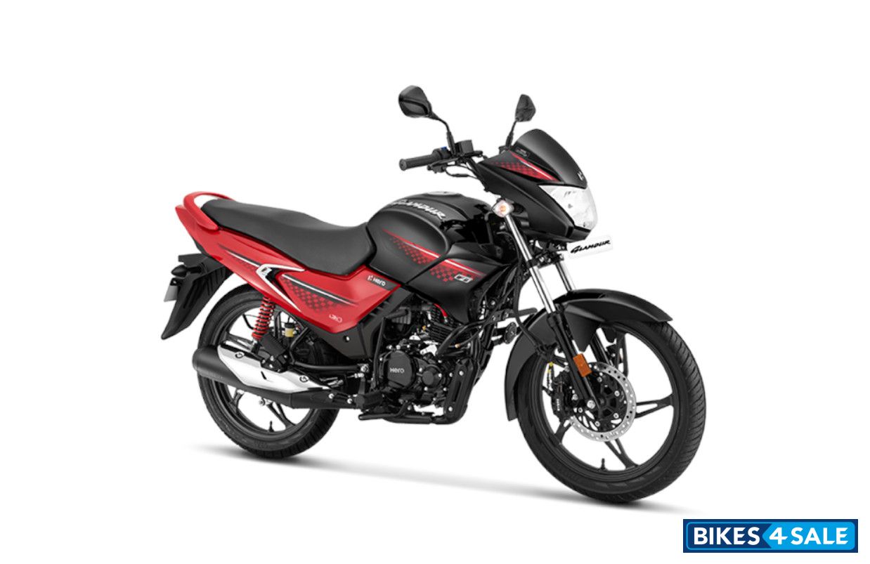 Hero Glamour 125 Disc - Sports Red Black